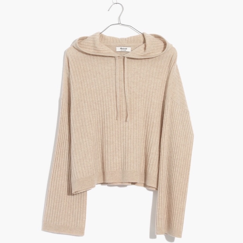 Madewell cashmere hoodie sweater